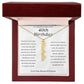 To A Special Woman On Her 40th Birthday Vertical Name Necklace