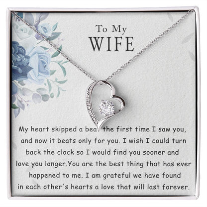 Wife Necklace Gifts from Husband, Gifts For Wife Romantic, Wife Birthday Gift Ideas, To My Soulmate Necklace, To My Smoking Hot Wife, Necklaces For Wife From Husband,Valentines Day Anniversary Jewelry