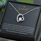 To My Soulmate Heart Forever Love Necklace Gift